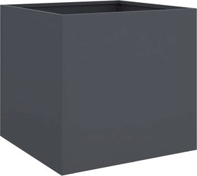 vidaXL Ζαρντινιέρα Ανθρακί 42x40x39 εκ. από Χάλυβα