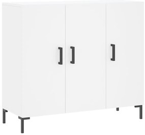 vidaXL Μπουφές Λευκός 90 x 34 x 80 εκ. από Επεξεργασμένο Ξύλο