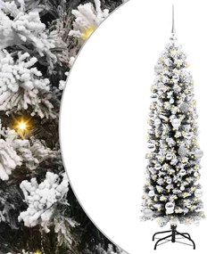 vidaXL Τεχνητό Χριστουγεννιάτικο Δέντρο με 150 LED Πράσινο 150 cm