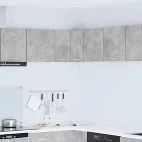 vidaXL Κρεμαστό ντουλάπι Σκυρόδεμα Γκρι και Λευκό 57 x 57 x 40 εκ.