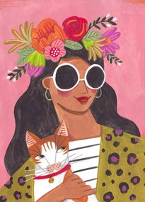Εικονογράφηση Cat Lady, Caroline Bonne Muller