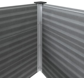 vidaXL Ζαρντινιέρα Υπερυψωμένη Γκρι 100 x 50 x 54 εκ. από WPC