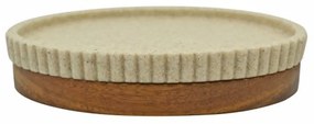 Σαπουνοθήκη 829514 9,3x13,8x2,9cm Beige-Brown Ankor Πολυέστερ
