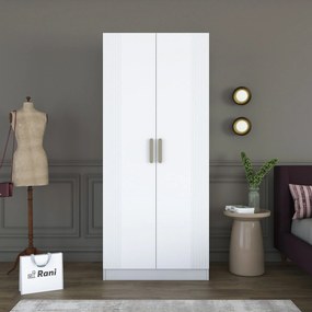 Ντουλάπα Λευκό BROEMER 90x57.5x210