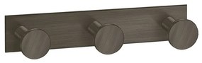 Άγκιστρο Τριπλό Dark Bronze Mat W13xD3,5xH3,5cm Sanco Bath Robe Hook 0683-DM25