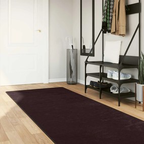 vidaXL Χαλί Runner MARSA Ανθρακί 100 x 350 εκ. Πολυέστερ και PVC