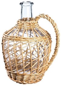 Βάζο - Κανάτα 51242 19x26,5cm Clear-Natural Wood