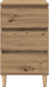 vidaXL Κομοδίνο Artisan Oak 40 x 35 x 70 εκ. Επεξεργασμένο ξύλο