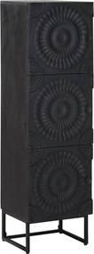 vidaXL Highboard Μαύρο 35 x 30 x 120 cm