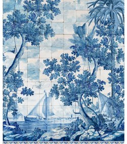 Ταπετσαρία Azure Mural Wp20560 3*52X300Cm White-Blue Mindthegap 52x300cm