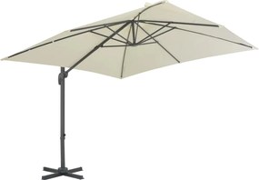 vidaXL Ομπρέλα Κήπου Χρ. Άμμου με Φορητή Βάση