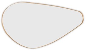 Καθρέπτης Τοίχου Britta 1430779 70x170cm Gold Mirrors & More Metal, Glass