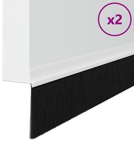 vidaXL Αυτοκόλλητες σφραγίδες πόρτας 2 pcs Λευκό 100 cm