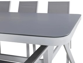 Σετ Τραπέζι και καρέκλες Dallas 2401, Spraystone, Μέταλλο, Ύφασμα | Epipla1.gr