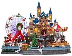 Χριστουγεννιάτικη Παράσταση Φωτιζόμενη Με Κίνηση &amp; Μουσική Luna Park 86380 59x37x47cm Multi