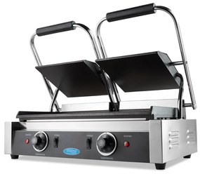 Contact Grill - Smooth - Double Grill Plate - 2 x 22cm