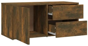 vidaXL Έπιπλο Τηλεόρασης Καπνιστή Δρυς 80 x 34 x 36 εκ. Επεξ. Ξύλο