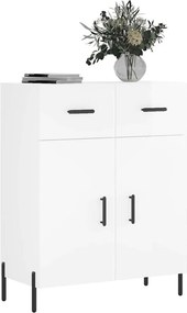 vidaXL Ντουλάπι Γυαλιστερό Λευκό 69,5x34x90 εκ. Επεξεργασμένο Ξύλο