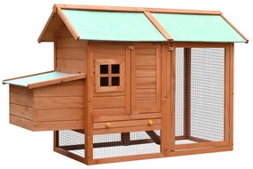 vidaXL Κοτέτσι 170 x 81 x 110 εκ. από Μασίφ Ξύλο Πεύκου και Ελάτης
