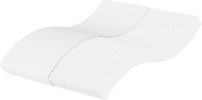 vidaXL Στρώμα Αφρού Σκληρότητα H2 H3 Λευκό 140x220 εκ.