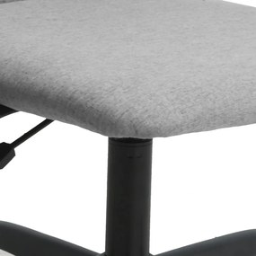 Καρέκλα Γραφείου Ρυθμιζόμενο Ύψος Αν. Γκρι από Ύφασμα - Γκρι