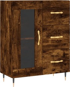 vidaXL Ντουλάπι Καπνιστή Δρυς 69,5 x 34 x 90 εκ. Επεξεργασμένο Ξύλο
