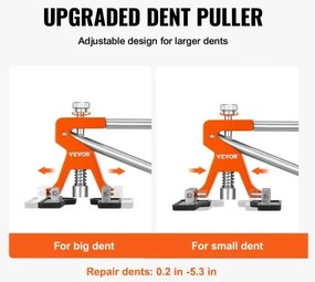 VEVOR Car Body Dent Puller Bridge Lifter Tool Paintless Hail Remover Repair Kit