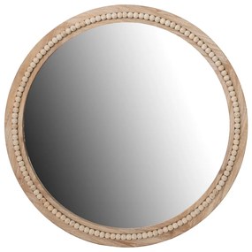 Artekko Lowley Καθρέπτης Τοίχου Ξύλο Γυαλί Καφέ (76x76x3)cm Artekko SA80140-DS