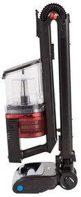 Σκούπα όρθια Ninja IZ300EUT, 309W, 0,7 l, 3 ταχύτητες, αυτονομία έως 60 λεπτά, HEPA, LED Smart display, φωτεινή ένδειξη βούρτσας, Μαύρο/κόκκινο