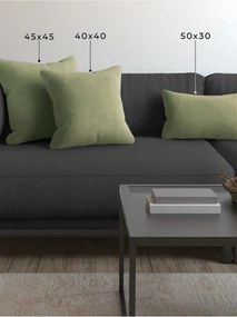 Stewehome Μαξιλαροθήκη μαξιλαριού από πολυεστέρα σε χρώμα αμυγδαλωτού 50x30 cm