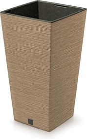 Γλάστρα - κασπώ FURU καφέ Y55x29,5x29,5εκ.
