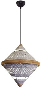 Φωτιστικό Οροφής 701CHD1767 Φ20x120cm 1xE27 24W White Opviq