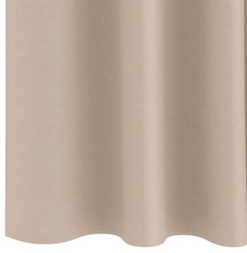 vidaXL Κουρτίνες με κουρτίνες 2 pcs Taupe Πολυεστέρας