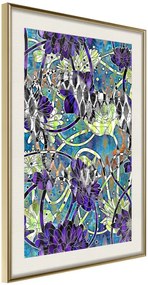 Αφίσα - Modern Arabesque - 20x30 - Χρυσό - Με πασπαρτού