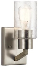 Απλίκα Φωτιστικό Τοίχου 1xE27 Deryn Elstead Lighting-KL-DERYN1-DAG-Γκρι KL-DERYN1-DAG