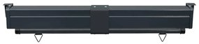 vidaXL Σκίαστρο Βεράντας Πλαϊνό Κόκκινο 125 x 250 εκ.