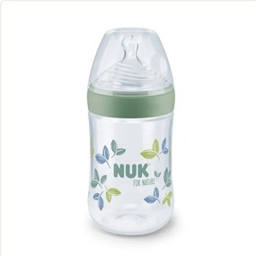 Μπιμπερό For Nature 10742004 Temperature Control 260ml 6-18 Μηνών Green Nuk 260ml Polypropylene