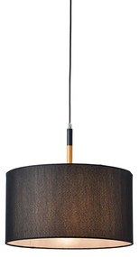 Φωτιστικό Κρεμαστο Aca OD650840PBK YASMINE Μαύρο Ματ (Black Mat)