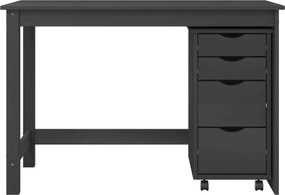 vidaXL Σετ Γραφείου και Κινητού Ντουλαπιού MOSS 2 pcs Γκρι