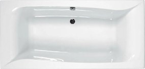 Carron Linea Carronite Μπανιέρα Υδρομασάζ Λευκή 190x90cm