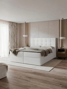 Επενδυμένο κρεβάτι Luanda-160 x 200-Leuko