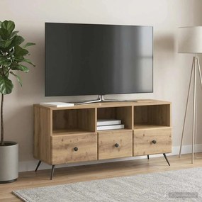 vidaXL Ντουλάπι TV 102 x 34,5 x 50 εκ. Artisan Δρυς Επεξεργασμένο Ξύλο