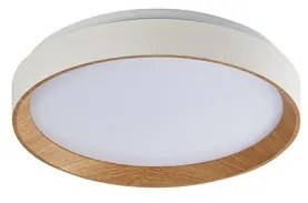 Πλαφονιέρα Φωτιστικό Οροφής LED 24W CCT Μέταλλο Sunlight ROBLE-400-W Λευκό