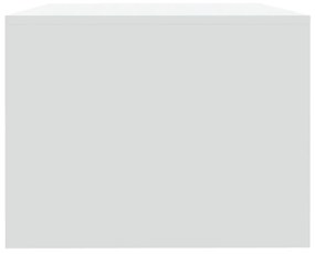 Τραπεζάκι Σαλονιού Λευκό 102 x 55 x 42 εκ. από Επεξεργ. Ξύλο - Λευκό