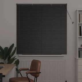 vidaXL Ρολό Παραθύρου με κουρτίνες Άλλο Μαύρο 80 x 130 εκ Αλουμίνιο