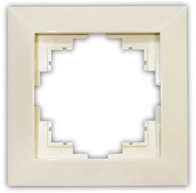 Πλαίσιο Διακόπτη Πρίζας Μονό Lumen-15-0302-Μπεζ 15-0302