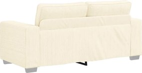vidaXL Διθέσιος Καναπές-Διάδρομος Κρεμ 180x77x82 εκ. Ύφασμα Κοτλέ