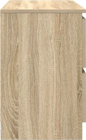 vidaXL Έπιπλο Τηλεόρασης Sonoma Δρυς 80x35x54 εκ. Επεξ. Ξύλο