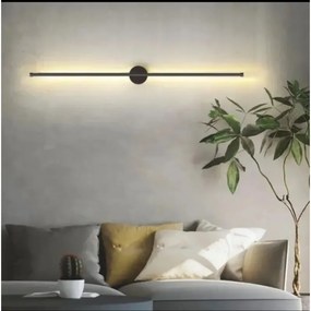 Φωτιστικό Απλίκα Επίτοιχη Μαύρη 80x8x80cm Led 12W 3000K Homelighting Viola 77-50482