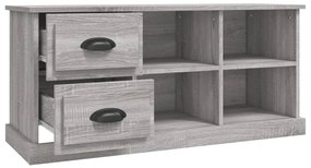 vidaXL Έπιπλο Τηλεόρασης Γκρι Sonoma 102x35,5x47,5 εκ. Επεξεργ. Ξύλο
